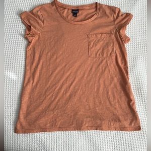 Patagonia Women’s One Pocket T-shirt in peach (Size S)